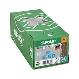 500 Vis Torx Autoforeuse 5x50 Spax-deck Inox A2 - Terrasse Bois Éxotique