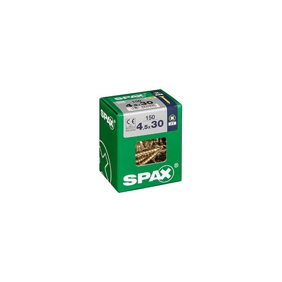 Lot De 150 Vis Acier Tête Fraisée Pozidriv Spax, Diam.4.5 Mm X L.30 Mm