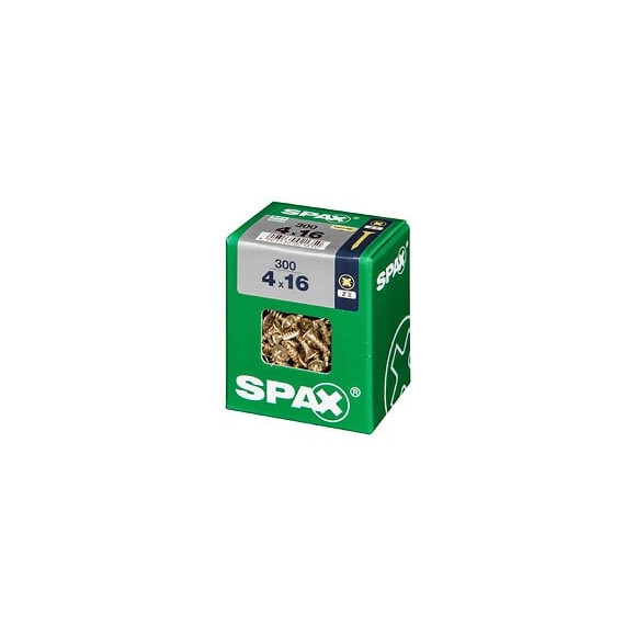 Lot De 300 Vis Acier Tête Fraisée Pozidriv Spax, Diam.4 Mm X L.16 Mm