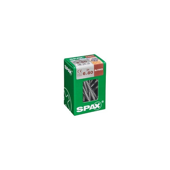 Lot De 24 Vis Acier Tête Fraisée Bombée Torx Spax, Diam.6 Mm X L.80 Mm