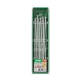 Lot De 20 Vis Acier Tête Fraisée Bombée Torx Spax, Diam.6 Mm X L.160 Mm