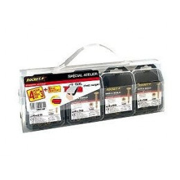 Vis tête fraisée pozi acier - assortiment vybac 600pces