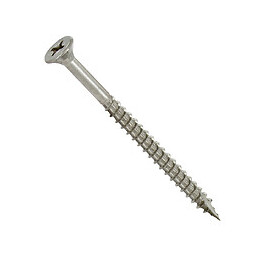 Vis tête fraisée pozidriv inox A2 6x80/50-mini vybac 7 pièces