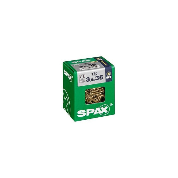 Lot De 175 Vis Acier Tête Fraisée Pozidriv Spax, Diam.3.5 Mm X L.35 Mm