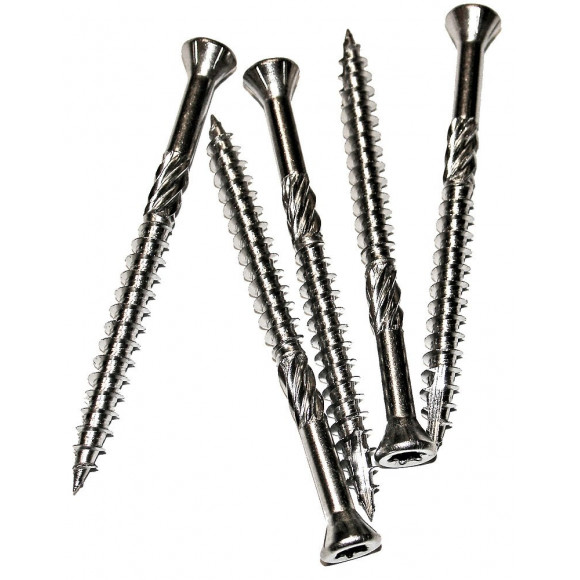 Lot 350 vis tête fraisée torx terrasse inox A2 5x50mm