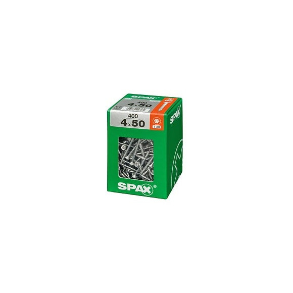 Lot De 400 Vis Acier Tête Fraisée Torx Spax, Diam.4 Mm X L.50 Mm