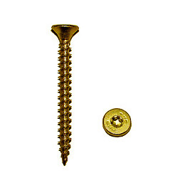 Sachet 9 vis agglo tête fraisée Torx acier bichromaté 6x90 mm FORTFIX