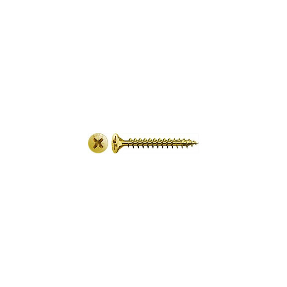 Lot De 20 Vis Acier Tête Fraisée Pozidriv Spax, Diam.4 Mm X L.40 Mm