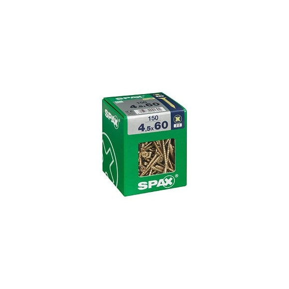 Lot De 150 Vis Acier Tête Fraisée Pozidriv Spax, Diam.4.5 Mm X L.60 Mm