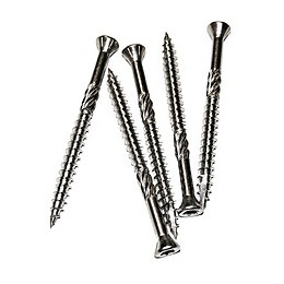 Lot 200 vis tête fraisée torx terrasse inox A2 4x50mm