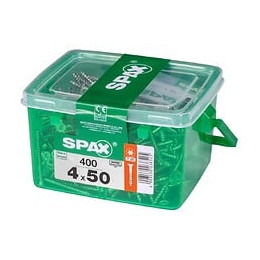 Lot De 400 Vis Acier Tête Fraisée Torx Spax, Diam.4 Mm X L.50 Mm