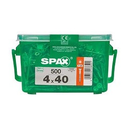 Lot De 500 Vis Acier Tête Fraisée Torx Spax, Diam.4 Mm X L.40 Mm