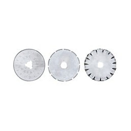 3 Lames De Rechange (lisse, Ondulée Et Crantée)