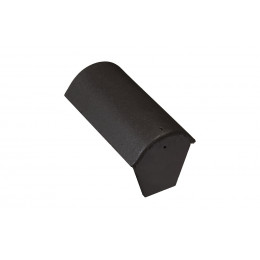 Faîtière d'about de 42 fin petit côté Noir
