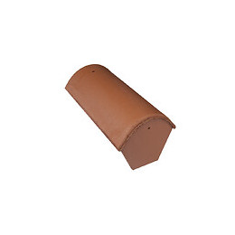 Faîtière d'about de 42 début grand côté Rouge Sienne