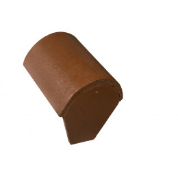 Faîtière d'about demi-ronde de 33 Rouge Vieilli