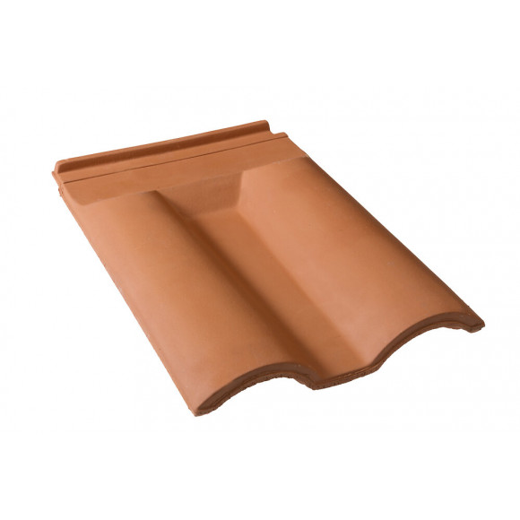 Double tuile sous-faîtière Gallo-Romane Rouge