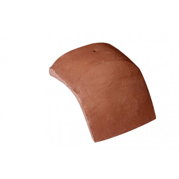 Ecusson fin pour tuile de rive ronde Plein Ciel Rouge S