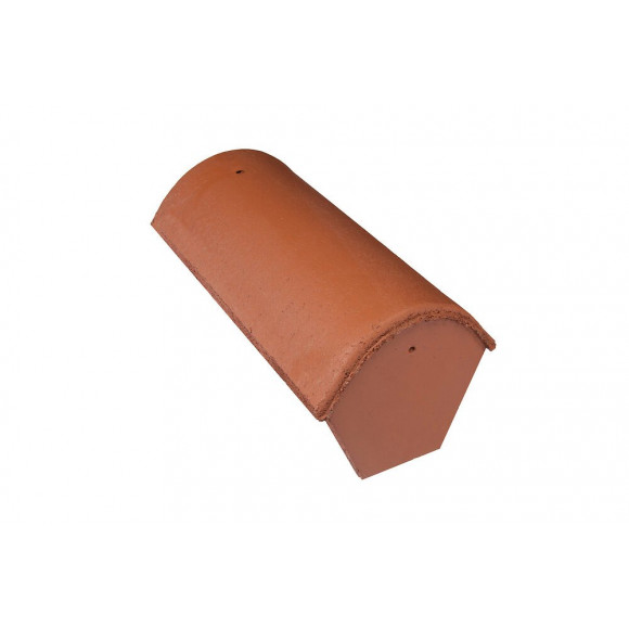 Faîtière d'about de 42 début grand côté Rouge Sienne