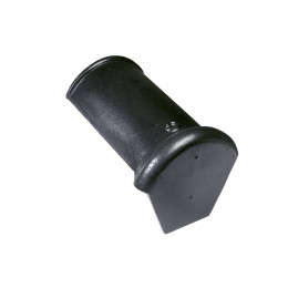 Faîtière d'about demi-ronde début Anthracite Mat