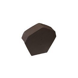 Fronton début/fin pour faîtière à pans Moka