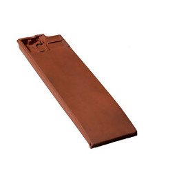 Demi-tuile d'about Gauche Signy Rouge Naturel