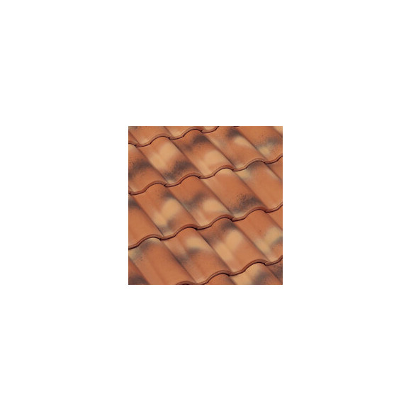 Arêtier d'about à emboitement de 40 Silvacane Xahara