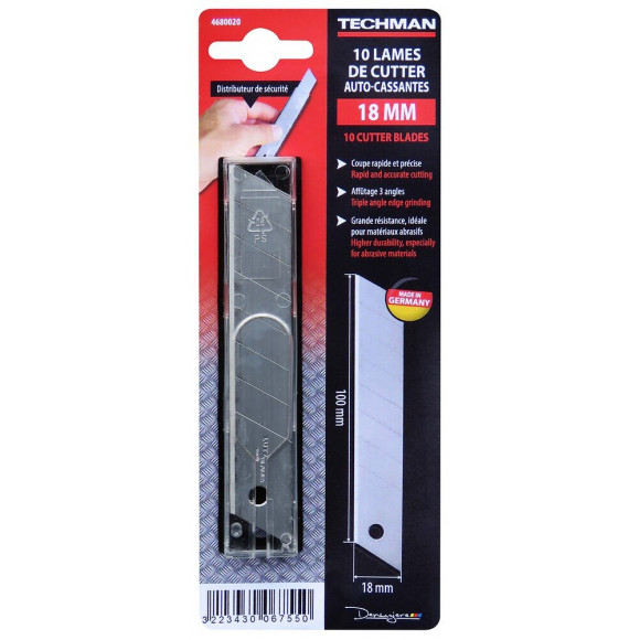 Lame De Cutter 18mm - Pointe 30°