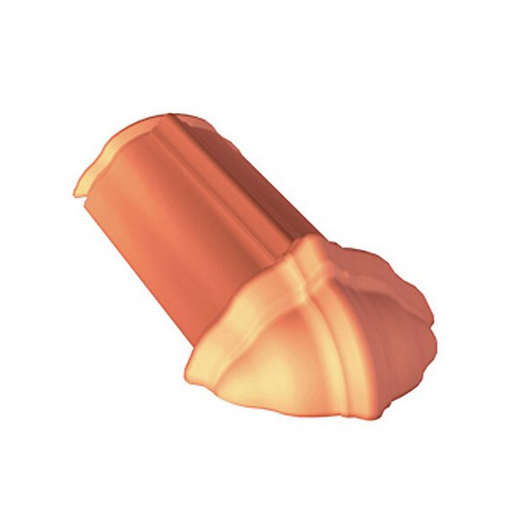 Arêtier d'about à emboitement de 40 Rouge