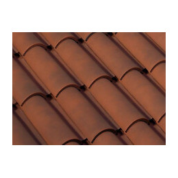 Demi-tuile Galléane 10 Rouge Vieilli
