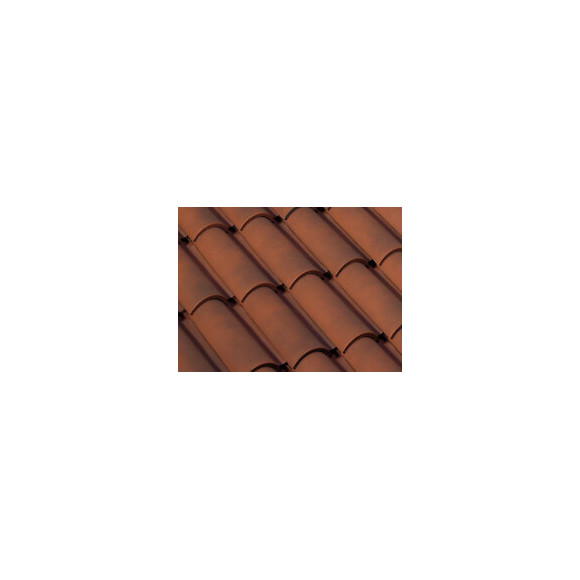 Demi-tuile Galléane 10 Rouge Vieilli