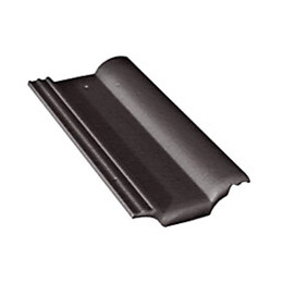 Demi-tuile double Romane - Palette 120 - Noir