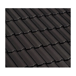 Demi-tuile double Romane - Palette 120 - Noir