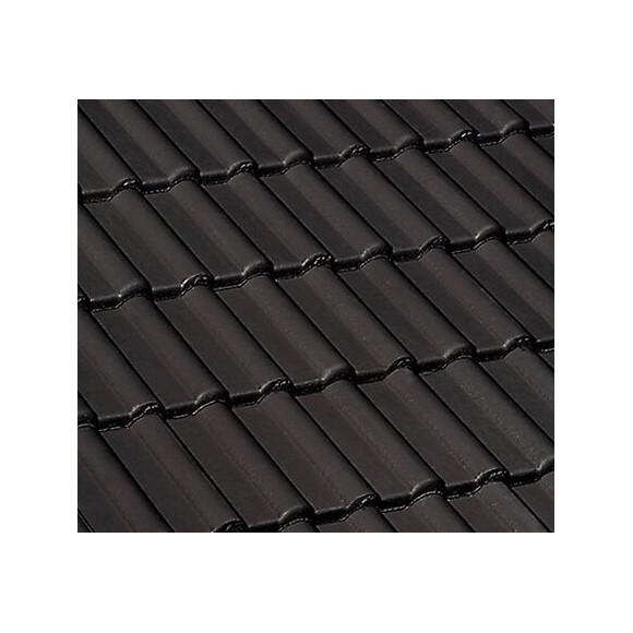 Demi-tuile double Romane - Palette 120 - Noir