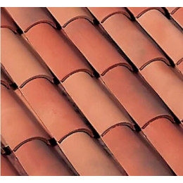 Demi-tuile Galléane 12 Cuivre