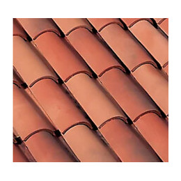 Demi-tuile Galléane 12 Cuivre