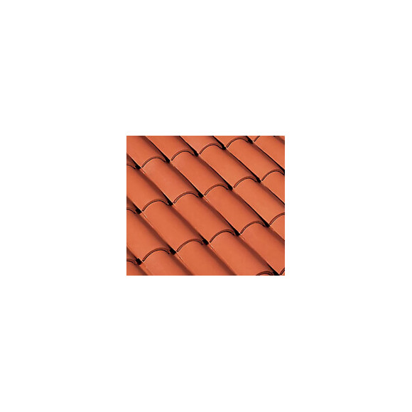 Demi-tuile Galléane 12 Rouge