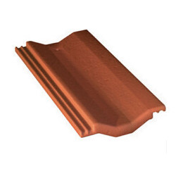 Demi-tuile Perspective Rouge Sienne
