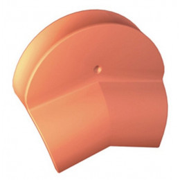 Fronton de rive ronde Ocre