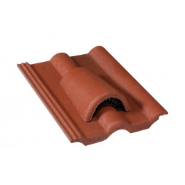 Tuile chatière grillagée Double Romane Badiane