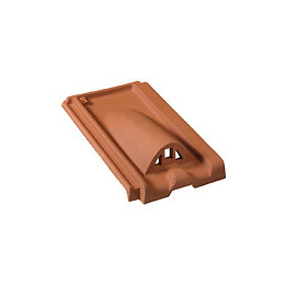 Tuile chatière Losangee Rouge