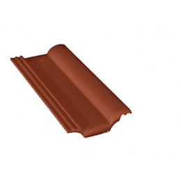 Demi-tuile Romane Rouge