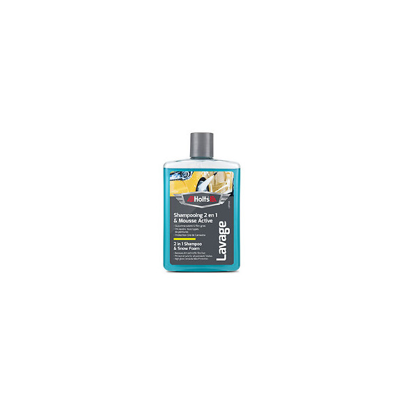 Shampooing super moussant + cire de Carnauba bouteille 475ml
