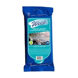 Lingettes nettoyantes vitres weep x20