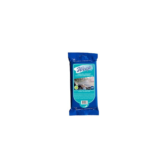 Lingettes nettoyantes vitres weep x20
