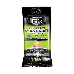 35 lingettes plastiques finition satinée - citron - orange