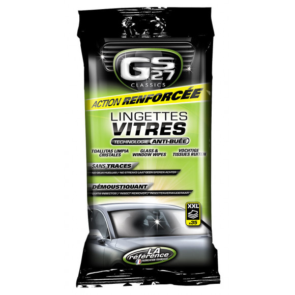 35 lingettes vitres