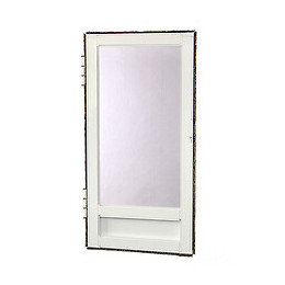 Moustiquaire porte battante L.230xh.100cm Aluminium blanc