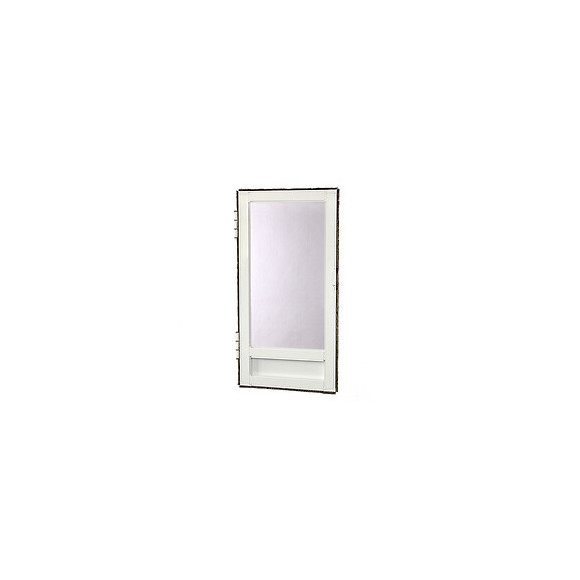 Moustiquaire porte battante L.230xh.100cm Aluminium blanc