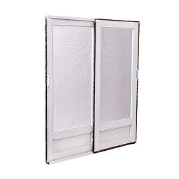 Moustiquaire coulissante L.300xh.240cm Aluminium blanc